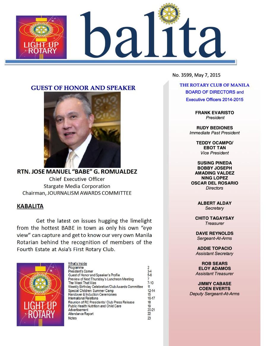 Balita issue 3599, PDF page 1