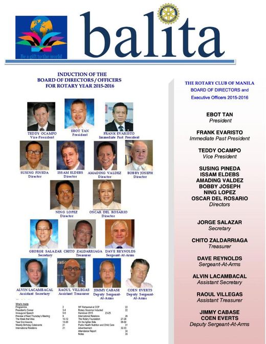 Cover of Balita issue 3607