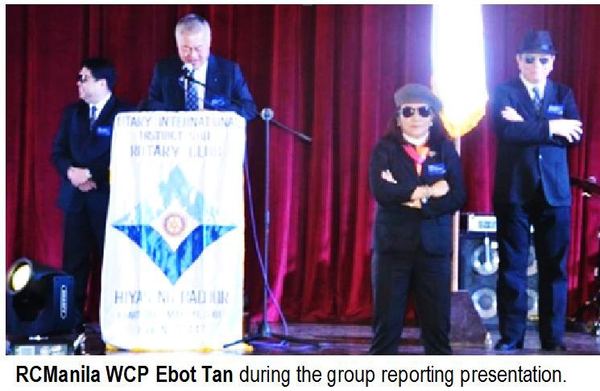 RCManila WCP Ebot Tan during the group reporting presentation.