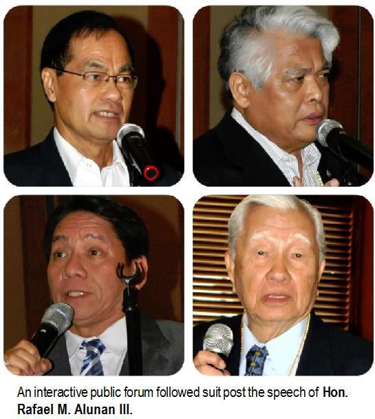 An interactive public forum followed suit post the speech of Hon. Rafael M. Alunan III.