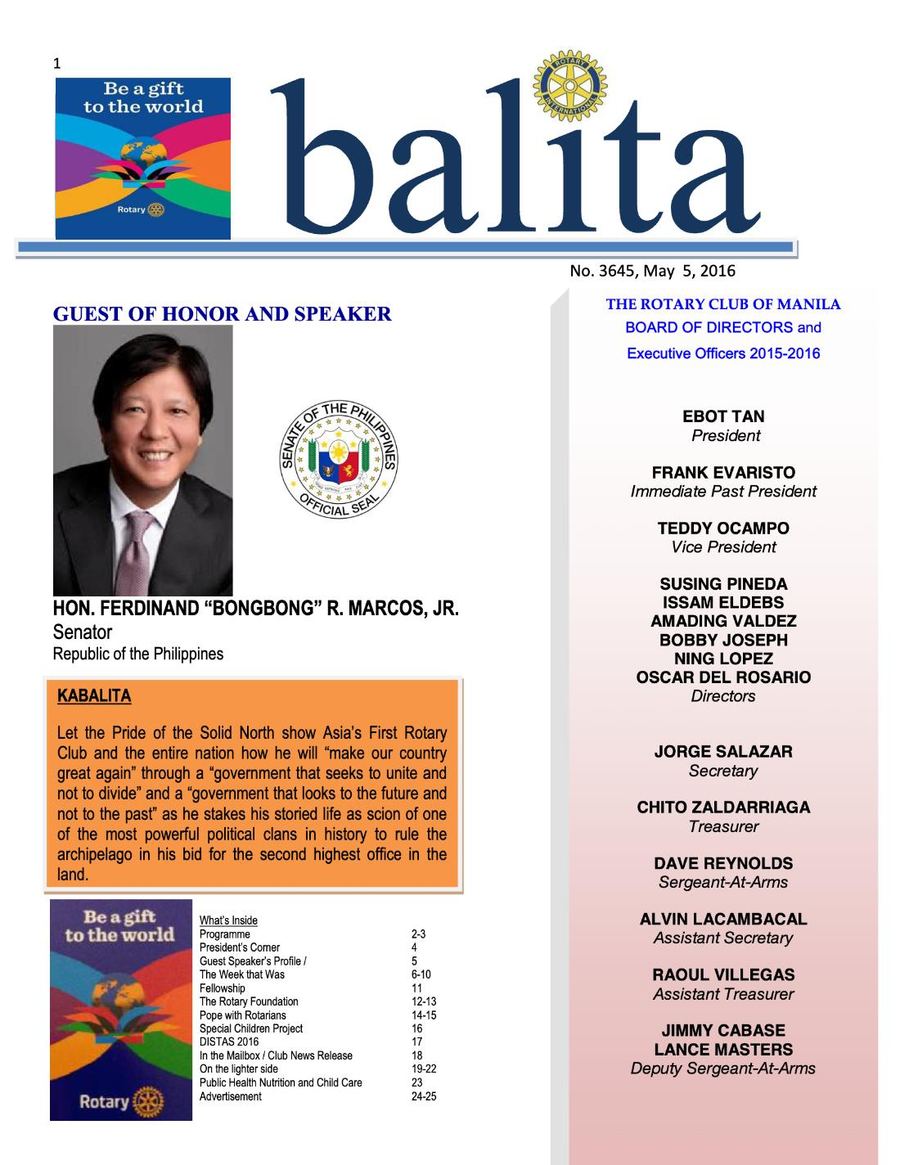 Balita issue 3645, PDF page 1