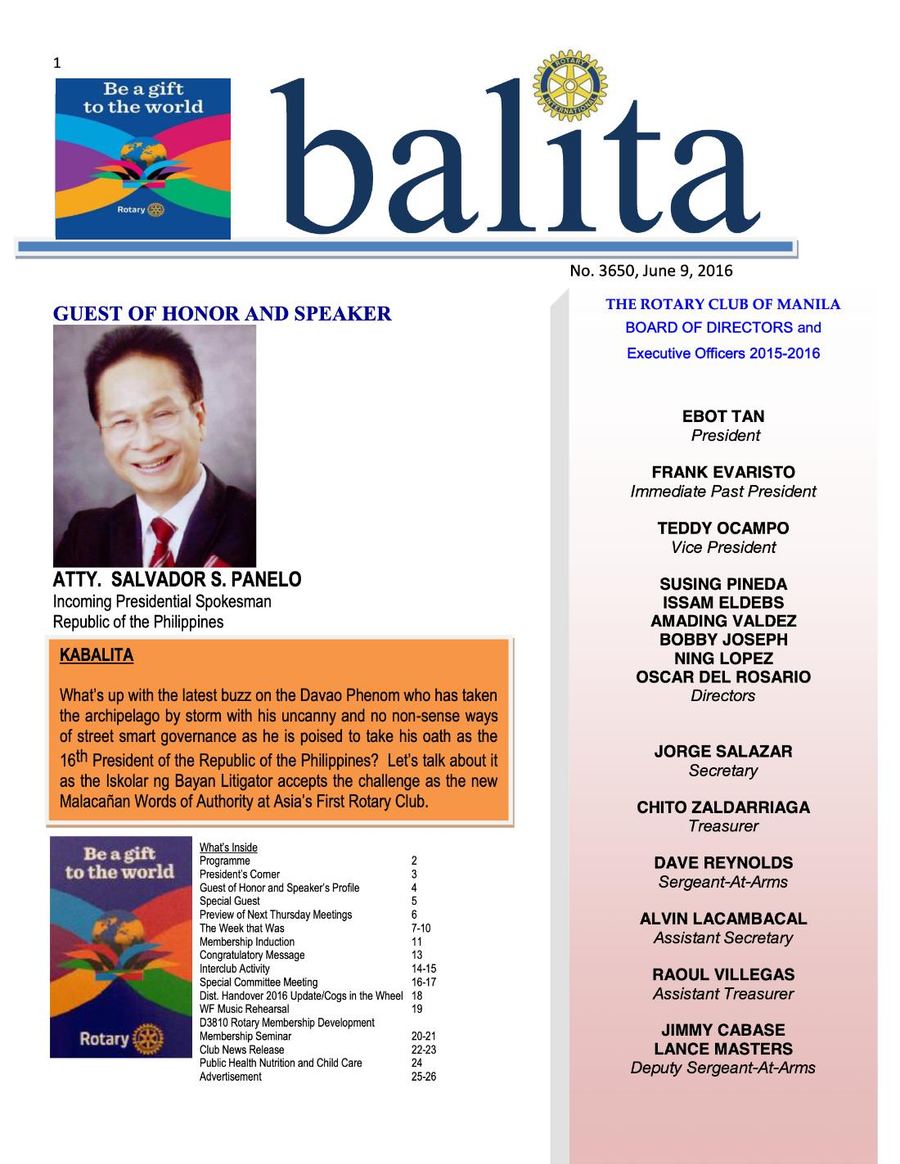 Balita issue 3650, PDF page 1