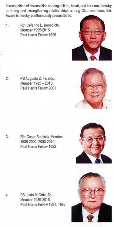 Posthumous Award