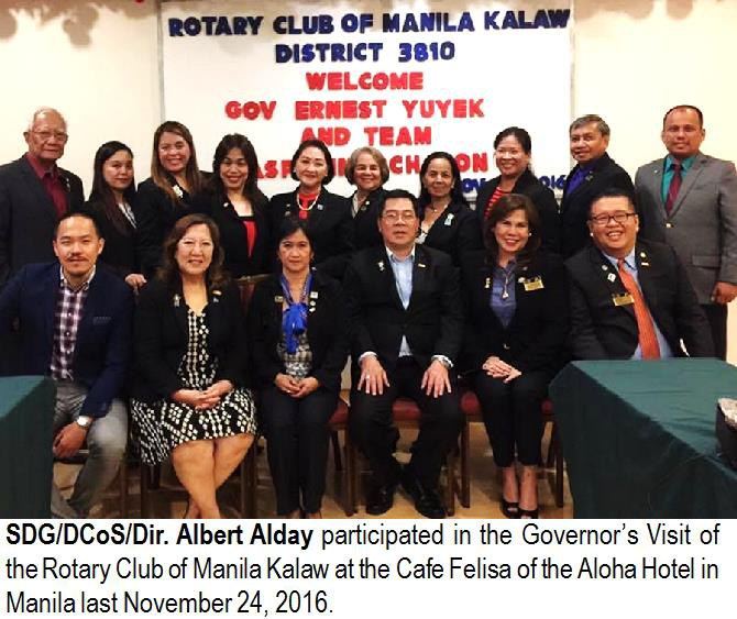 RC Manila Kalaw Governor’s Visit