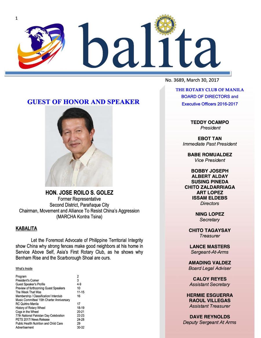 Balita issue 3689, PDF page 1