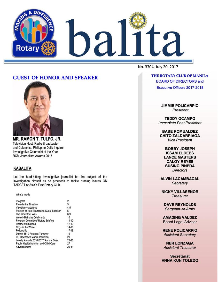 Balita issue 3704, PDF page 1