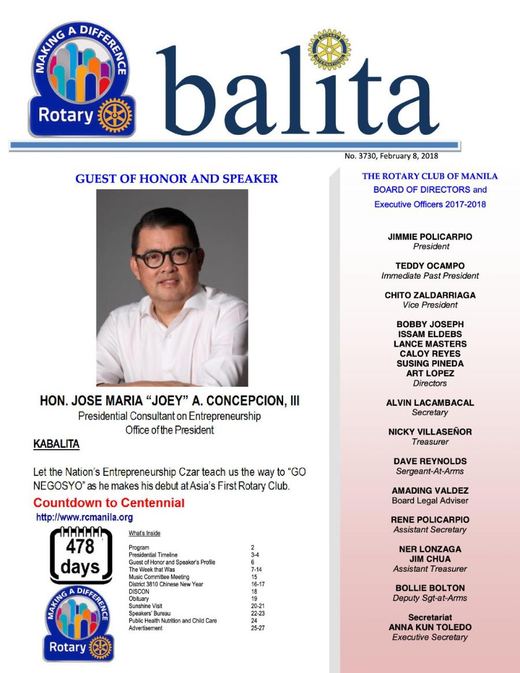 Cover of Balita issue 3730