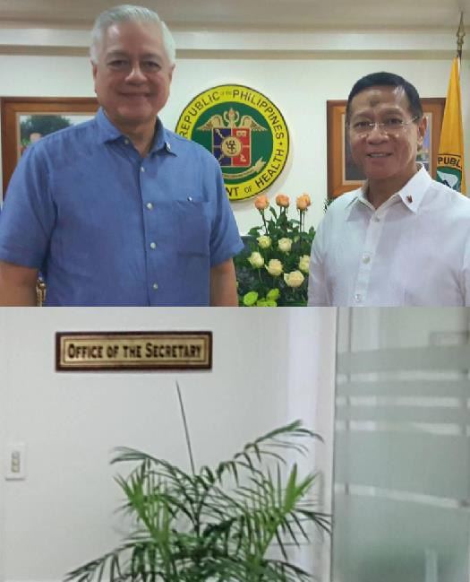 Chair DE Raffy Alunan Meets with DOH Secretary Duque for One Rotary One Philippines One for Marawi