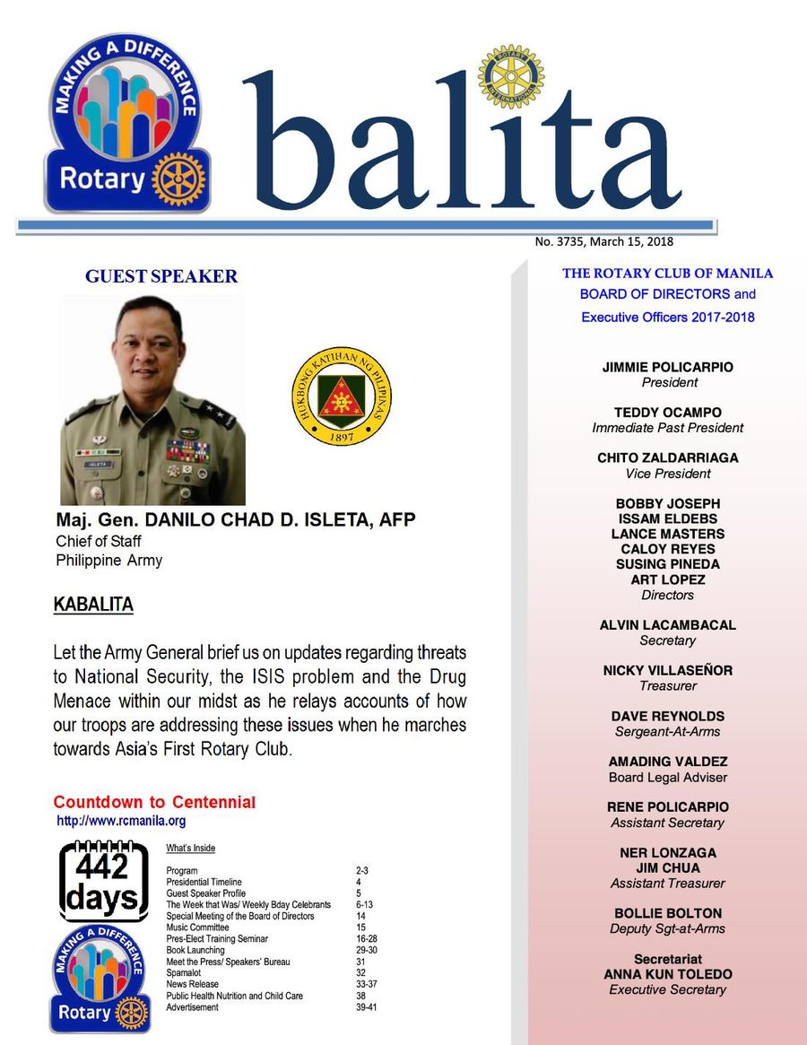 Balita issue 3735, PDF page 1