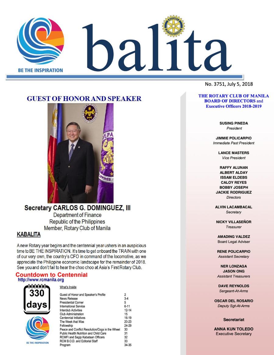Balita issue 3751, PDF page 1