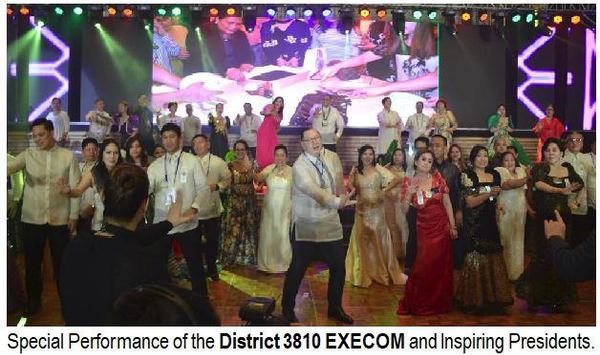 Special Performance of the District 3810 EXECOM and Inspiring Presidents.