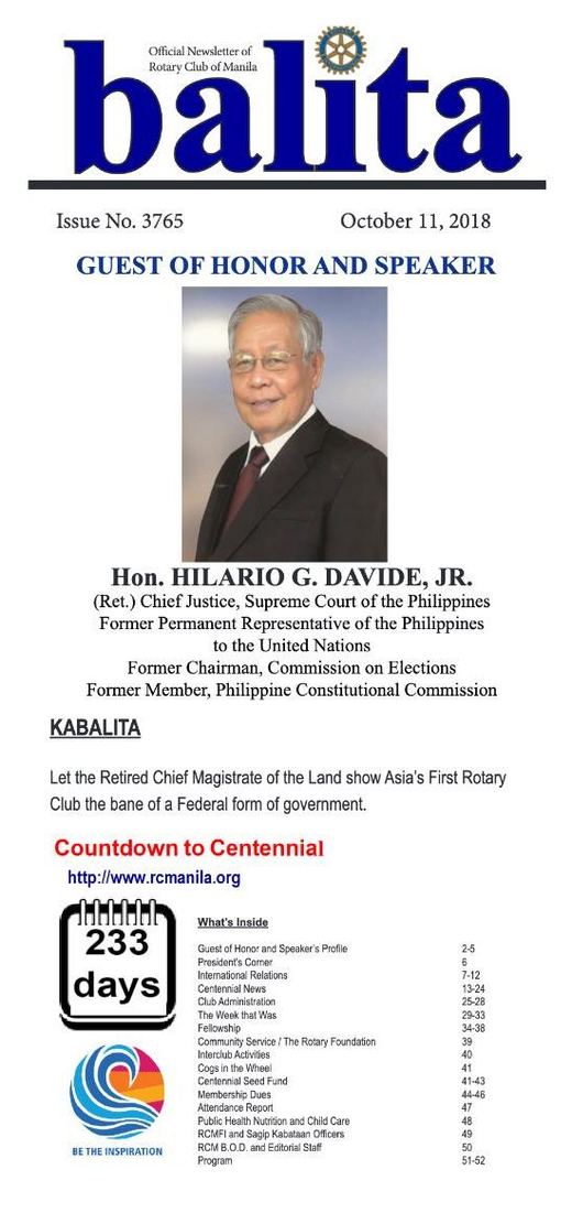 Cover of Balita issue 3765
