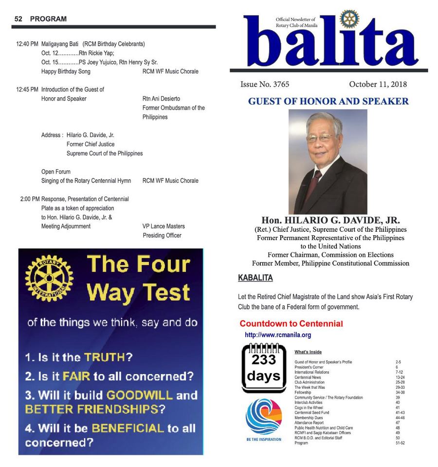 Balita issue 3765, PDF page 1
