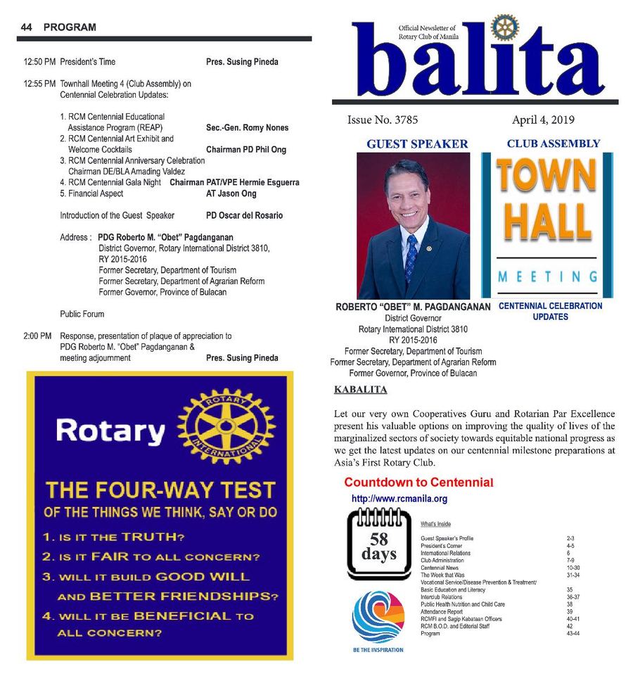 Balita issue 3785, PDF page 1