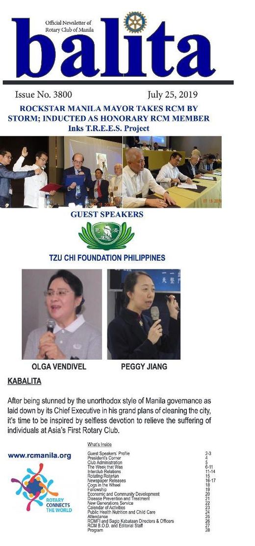 Cover of Balita issue 3800