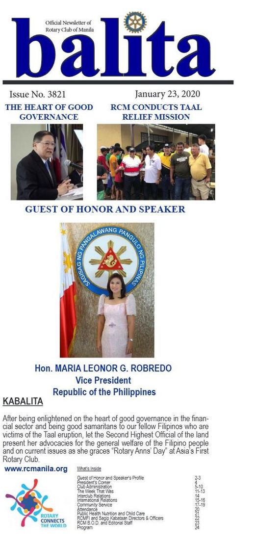 Cover of Balita issue 3821