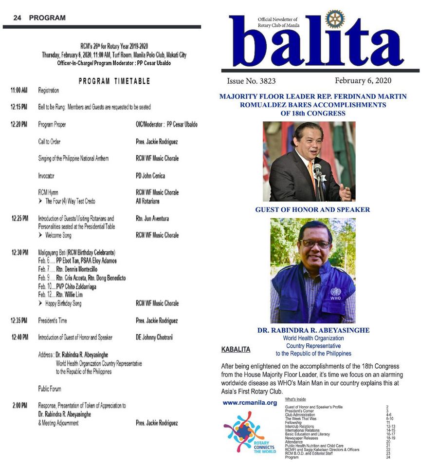 Balita issue 3823, PDF page 1