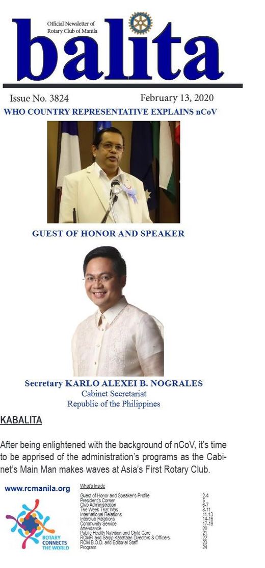 Cover of Balita issue 3824