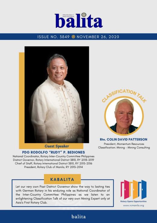 Cover of Balita issue 3849