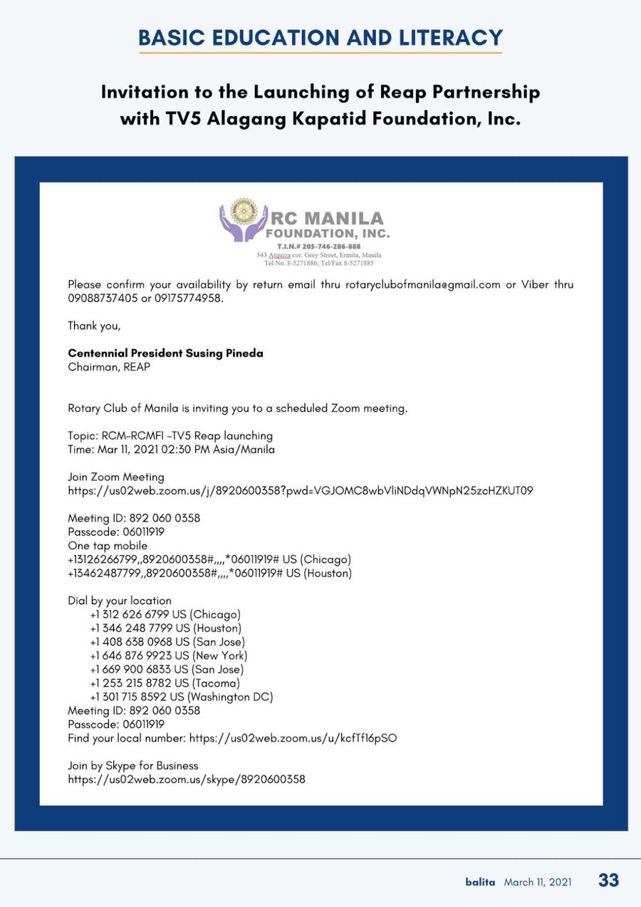 Balita issue 3860, PDF page 33