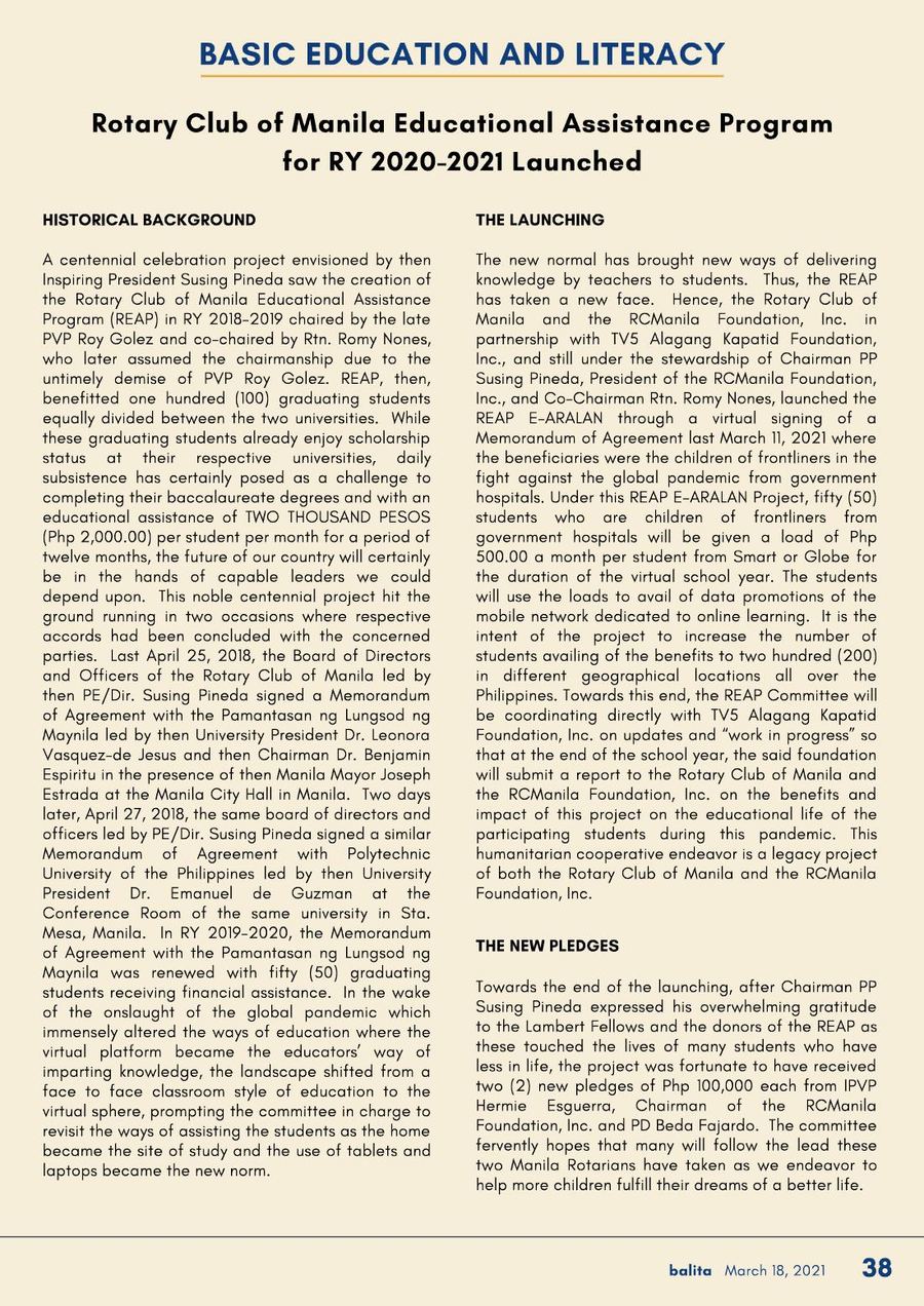 Balita issue 3861, PDF page 38