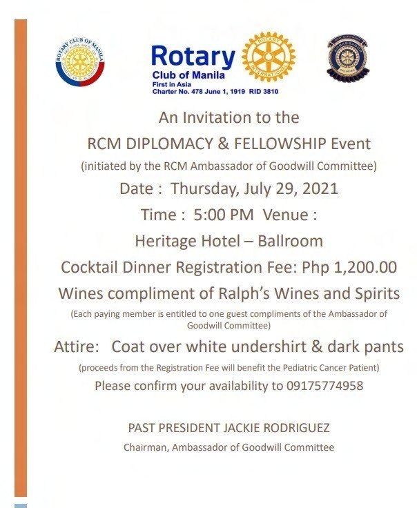 RCM Diplomacy and Fellowship Event