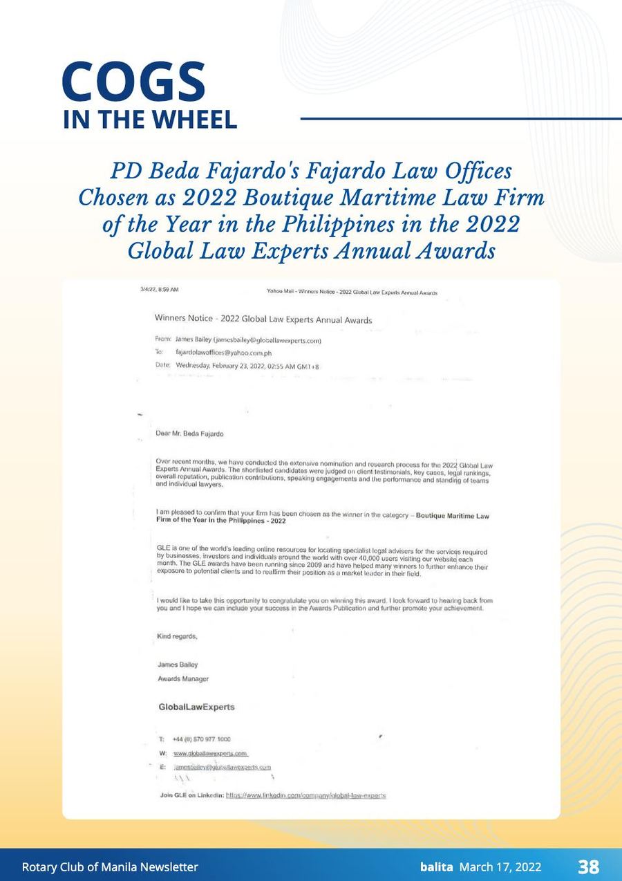 Balita issue 3908, PDF page 38