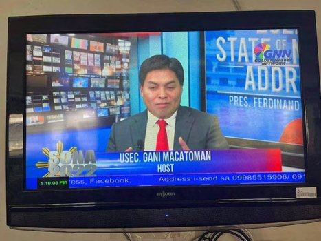 Rtn. Gani Macatoman Hosts GNN's Coverage of President Ferdinand Marcos Jr.'s First State of the Nation Address