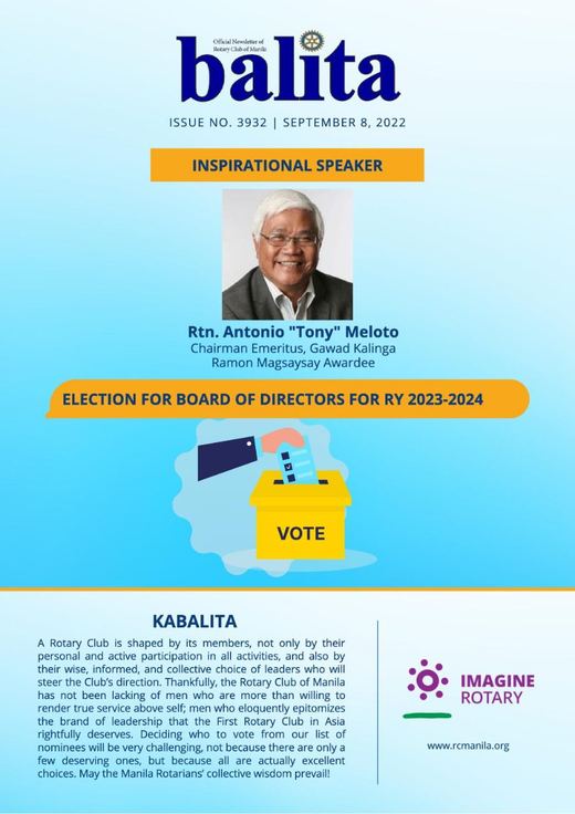 Cover of Balita issue 3932