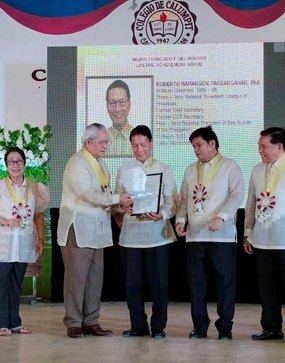Citation of Roberto M. Pagdanganan, PhD