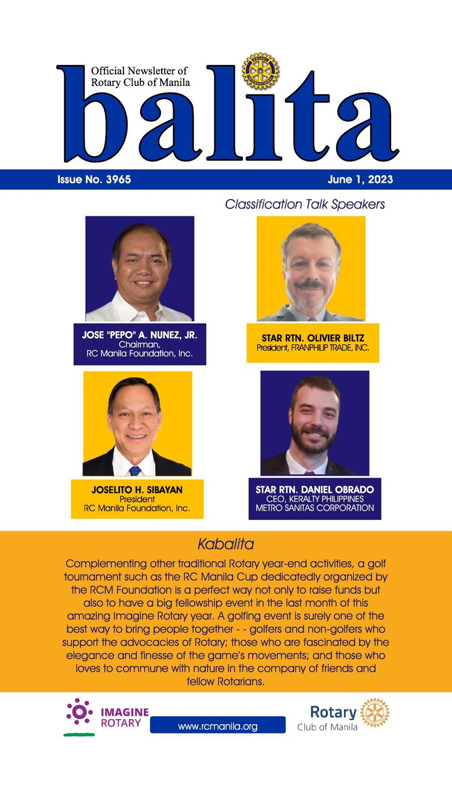 Balita issue 3965, PDF page 1