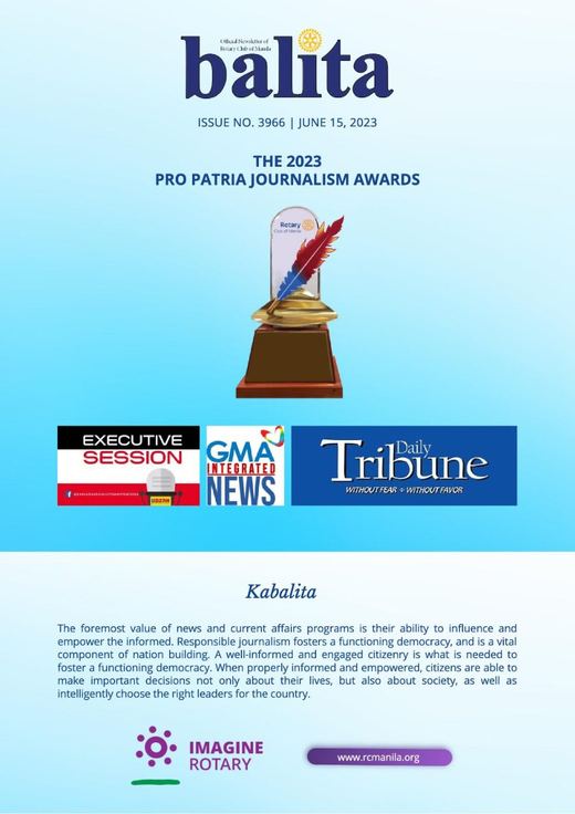 Cover of Balita issue 3966