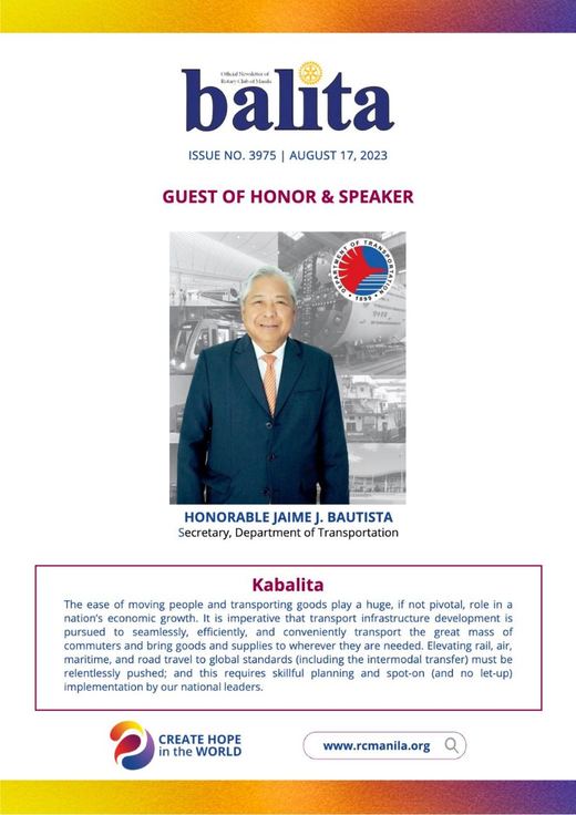 Cover of Balita issue 3975