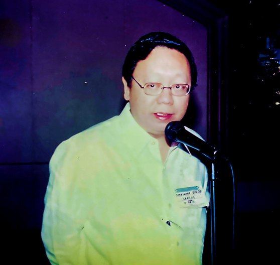 Tourism Secretary Vince Carlos delivers an address before officials of the Department of Tourism, outlining the government’s vision and priorities for the industry.