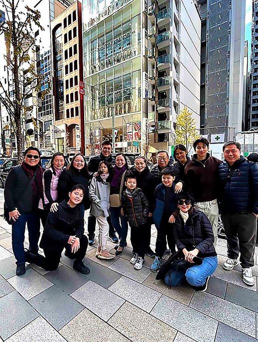 Vince Carlos enjoys a joyful Christmas trip to Tokyo, Japan, with his entire family and beloved grandchildren.