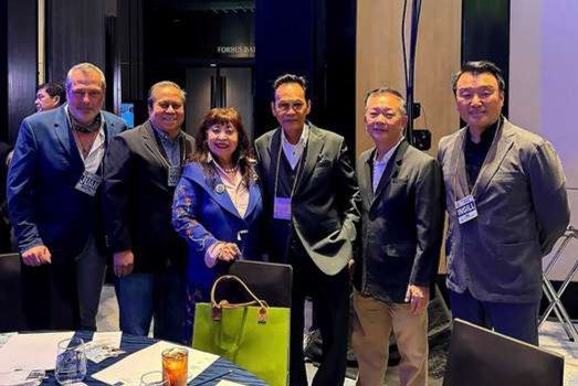 Atty. Citos Manalaysay with his fellow Rotarians at the book launching of Manila Rotarian Atty. Amado “Amading” Valdez — an event celebrating a life of service, scholarship, and shared fellowship within the Rotary Club of Manila.
