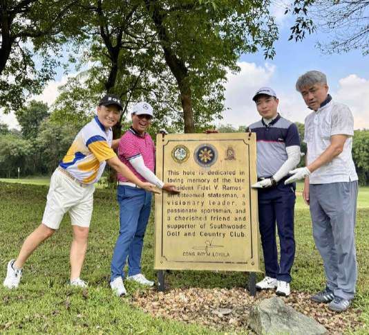 Rotarians Pay Tribute to FVR in Golf Fellowship