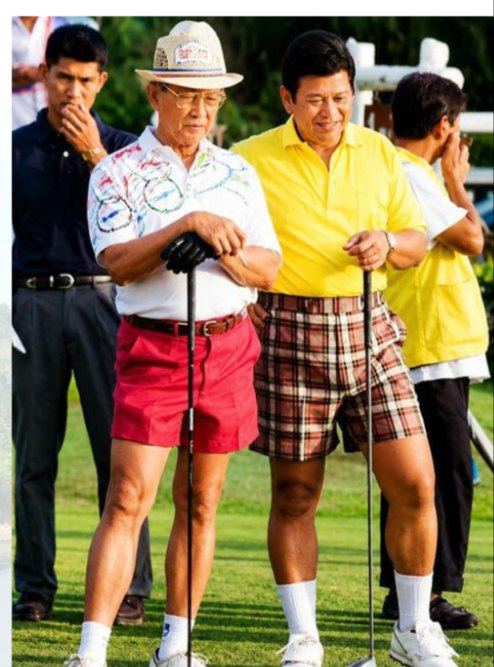 Golf with President Ramos. RGV shares a relaxed moment on the fairway with former President Fidel V. Ramos, whose friendship and camaraderie reflected a mutual respect forged through years of public service and leadership.
