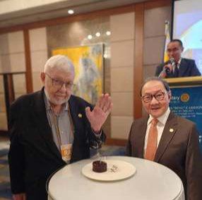 Birthday celebrants of the week: Rotarian Ray Davis and Rotarian Philip Recto