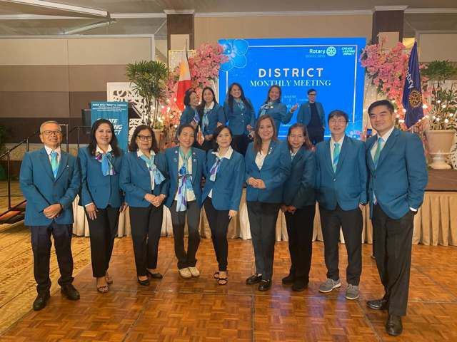 President Reggie Yu and DDPIC/Club Secretary Albert Alday attended the District Monthly Meeting of Rotary District 3810 last August 3, 2026 at the Centennial Hall of the Manila Hotel in Manila.
