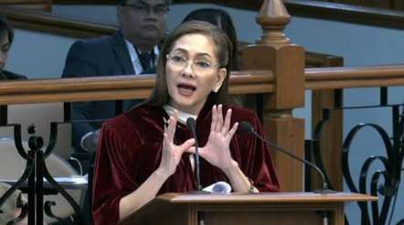 Senator-judge Risa Hontiveros. Credit: ANC 24/7
