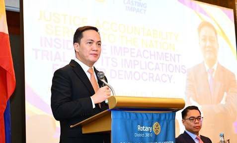 Guest Speaker Atty. Amando Virgil D. Ligutan, Private Prosecutor of the House Prosecution Panel in the impeachment proceedings against Vice President Sara Duterte