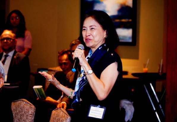 During the open forum, Sharon Tan broadened the conversation by raising the implications of Pax Silica for farmers, agricultural livelihoods, food security, and affordability. Her intervention reminded the gathering that industrial progress must be pursued alongside the country's responsibility to protect its capacity to feed its people.