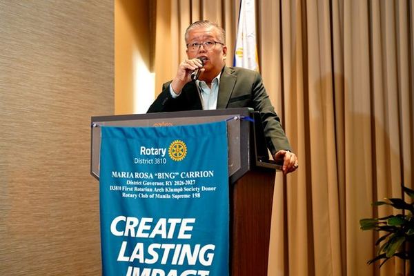 Director Atty. Teddy Kalaw IV frames the September 21 policy dialogue through Rotary's commitment to peacebuilding. He invites participants to look beyond crimes addressed and consider how police work can prevent conflict before it takes hold.