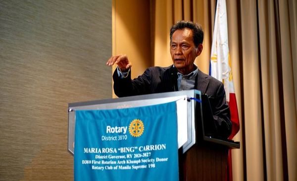 Director Atty. Carlos "Caloy" Serapio addresses participants at the forum on rethinking how we measure police performance, adding his voice to the call for meaningful reform.
