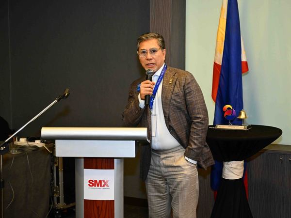 DGN Hermie Esguerra delivering the response on behalf of the District Governors-Nominee