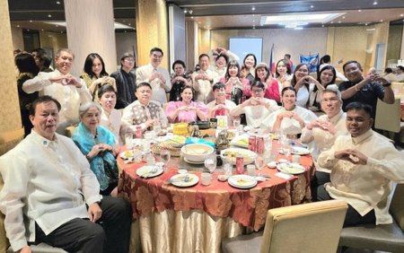 President Reggie Yu with Impact Creating President Edmundo Rogando of the Rotary Club of Manila Pugad Lawin and fellow Impact Creating Presidents