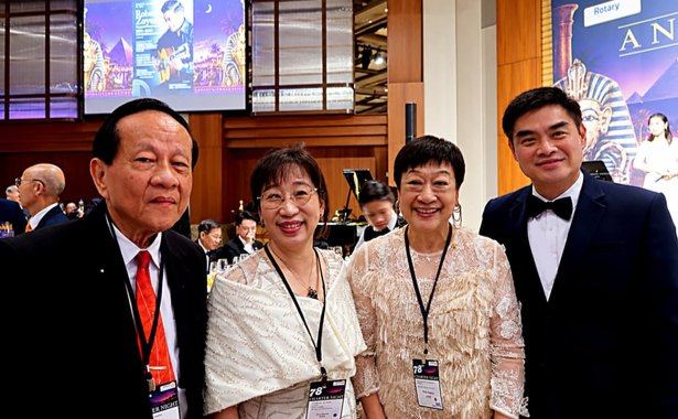 I was honored to join PDG Edmond Aguilar of R.I. District 3810, PDG Huang Ling-Hsiang of R.I. District 3461, and Past R.I. Director Lin Luan-feng at the Rotary Club of Taipei's 78th Charter Anniversary.
