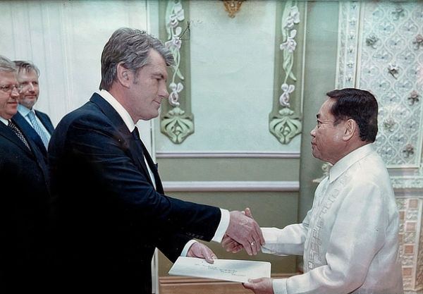 Ambassador Victor “Vic” Garcia III presenting his credentials to His Excellency Viktor Yushchenko, President of Ukraine — at a formal ceremony marking the commencement of his service as the Philippines’ Ambassador, and affirming the mutual commitment of both nations to strengthen diplomatic relations, promote cooperation, and uphold friendship and understanding between their peoples.