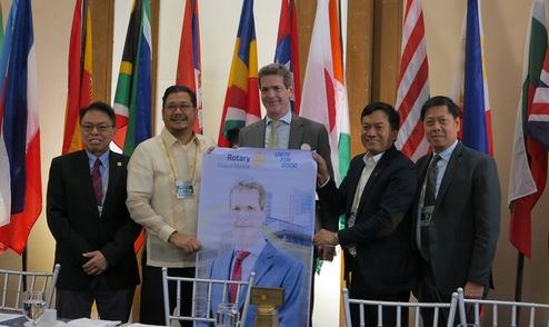 Director Edwin Hernandez presented Mr. Jeffries with a Certificate of Appreciation, in the presence of Sec. Anton Mauricio, PVP Joel Valdes, and Treas. PJ Garcia.